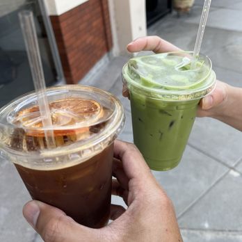 Pouryou Coffee - Espresso Tonic and Matcha Latte - Coffee & Tea Near Me - Covina, California
