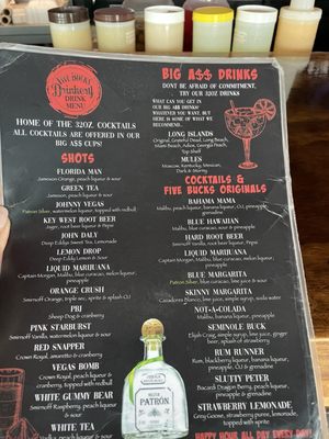 Menu photo 8 Five Bucks Drinkery SEMINOLE Seminole, FL