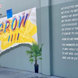 Signs by Nat - Mural project for the Annenberg Grow Foundation.