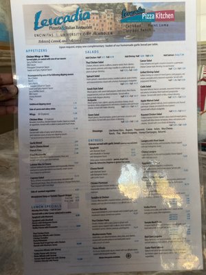 Menu photo 4 Leucadia Pizza Kitchen Point Loma, CA