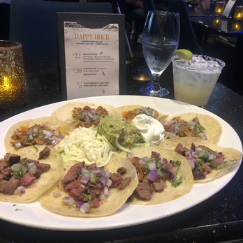 Sinigual - 8 taco platter & margarita happy meal ... I mean happy hour menu. So good! - Mexican Near Me - Manhattan, New York Sinigual - 8 taco platter & margarita happy meal ... I mean happy hour menu. So good! - Mexican Near Me - Manhattan, New York