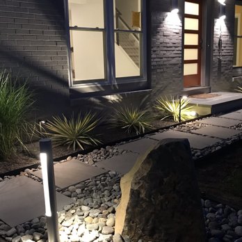 Green Acres Nursery & Garden - Beautiful landscape lighting design which highlights the plants and house. - Nurseries & Gardening Near Me - Colmar, Pennsylvania