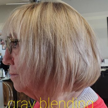 di Moda Salon - Gray  blending - Hair Salons Near Me - Bradenton, Florida