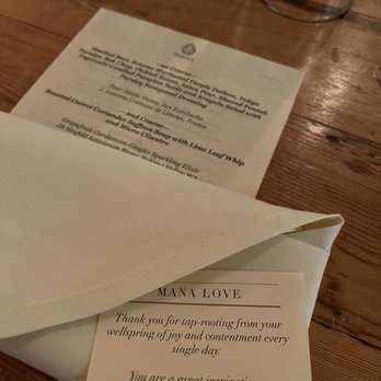 Mana Restaurant - At the table - New American Near Me - Leavenworth, Washington Mana Restaurant - At the table - New American Near Me - Leavenworth, Washington