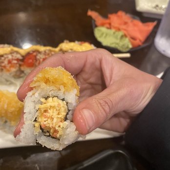 Kings Sushi - Spicy Krab inside- very good with kewpie mayo - Sushi Bars Near Me - Charleston, South Carolina