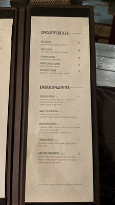 Menu photo 4 The Emerald Lounge Jasper, AB