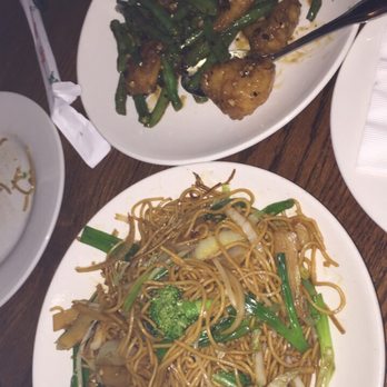Dumpling Inn - Green bean and fish with black bean. Chow mein. - Chinese Near Me - San Diego, California