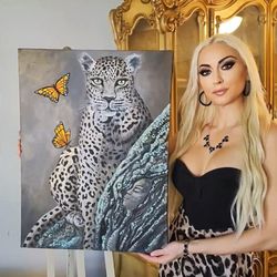 Art Of Jameela - This is my painting titled Spirit of the Leopard.
