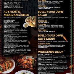 Tacos Los Toros - Menu