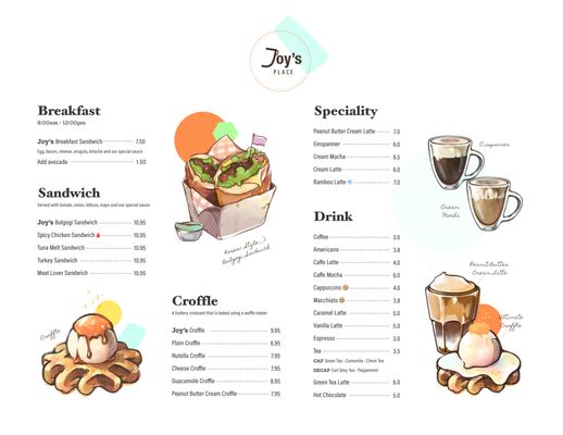 Menu photo 8 Joy's Place San Francisco, CA Menu photo 8 Joy's Place San Francisco, CA