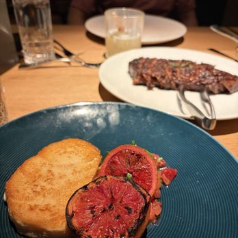 BOA Steakhouse - Sea bass and New York strip - Steakhouses Near Me - Las Vegas, Nevada BOA Steakhouse - Sea bass and New York strip - Steakhouses Near Me - Las Vegas, Nevada