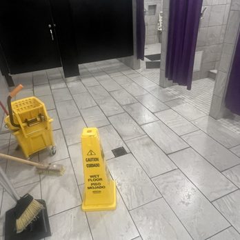 Planet Fitness - Excessive water actually FLOWING in this area - Gyms Near Me - Riverside, California