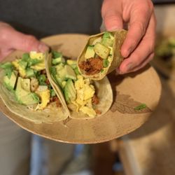 Chile Colorado - Chorizo tacos