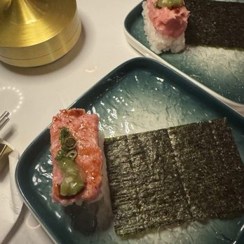 Butterfish Sushi - Omakase Experience: The Signature -- Toro crab hand roll - Sushi Bars Near Me - Rutherford, New Jersey