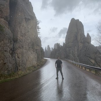 Custer State Park - Entering the Needles (during hail storm!) - Parks Near Me - Custer, South Dakota