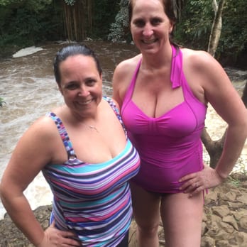 Hike Maui - Jumping off of a rock/waterfall into rapid like waters below. The jump isn't what scared me, it was what I was jumping into that did. - Tours Near Me - Kahului, Hawaii Hike Maui - Jumping off of a rock/waterfall into rapid like waters below. The jump isn't what scared me, it was what I was jumping into that did. - Tours Near Me - Kahului, Hawaii