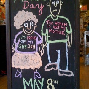 Photo of The Outer Layer - Toronto, ON, Canada. Mother's day sign
