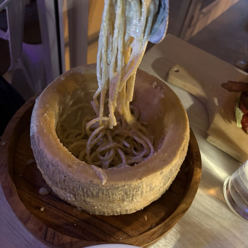 Why Not - Bucatini cacio e Pepe - Seafood Near Me - Hollywood, Florida Why Not - Bucatini cacio e Pepe - Seafood Near Me - Hollywood, Florida