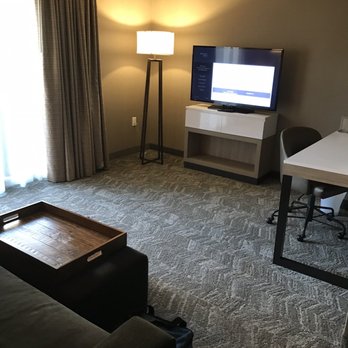 SpringHill Suites by Marriott Springdale Zion National Park - Living room with pull out couch of Queen larger suite - Hotels Near Me - Springdale, Utah SpringHill Suites by Marriott Springdale Zion National Park - Living room with pull out couch of Queen larger suite - Hotels Near Me - Springdale, Utah