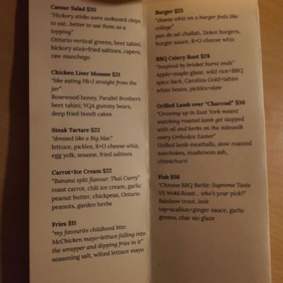 Menu photo 4 Ricky + Olivia Toronto, ON
