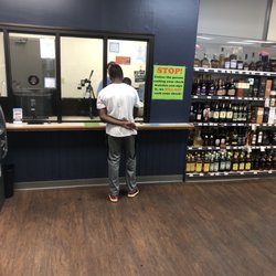 Warehouse Package Store - Paycheck cashing area