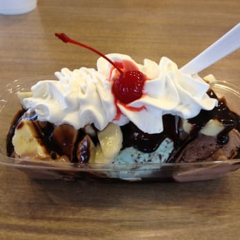 Converse Big Dipper - Banana split (minus some toppings) - Fast Food Near Me - Converse, Indiana Converse Big Dipper - Banana split (minus some toppings) - Fast Food Near Me - Converse, Indiana