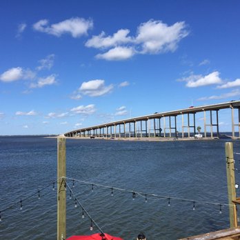 Doc's Seafood & Steaks - The beautiful view from the restaurant of the bay and the bridge and boats going by. Perfection! - Seafood Near Me - Corpus Christi, Texas