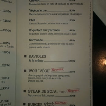 Le Jardin de Berthe Ainay - The vegetarian menu. Cool! - Wok Near Me - Lyon, 69