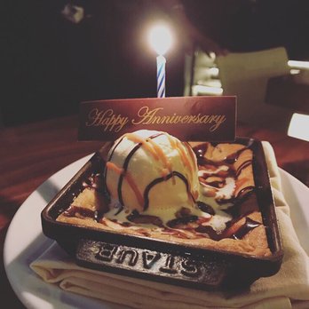 STK Steakhouse Chicago - Happy Anniversary! This is the chocolate chip cookie with caramel and vanilla ice cream. It was amazing. - Steakhouses Near Me - Chicago, Illinois STK Steakhouse Chicago - Happy Anniversary! This is the chocolate chip cookie with caramel and vanilla ice cream. It was amazing. - Steakhouses Near Me - Chicago, Illinois