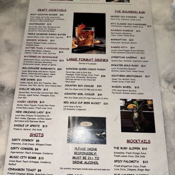 Whiskey Tavern - Drink menu as of 9-3-26 - Cocktail Bars Near Me - Covington, Louisiana Whiskey Tavern - Drink menu as of 9-3-26 - Cocktail Bars Near Me - Covington, Louisiana
