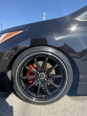 Just In Time—Stunning Rim & Wheel Results - At Just In Time Detailing, we know wheels and rims can make or break the look of your car—and in Las Vegas, that extra shine makes all the difference. With nearly a decade of hands-on experience, Justin and his team bring specialized attention to every wheel and rim detail. Whether your vehicle’s wheels are covered in brake dust, road grime, or just need a little TLC, we use the safest, most effective techniques and eco-friendly products to restore their original luster.
Why Choose Our Wheel & Rim Detailing?
Expert Attention: We treat every car as if it were our own, carefully cleaning, polishing, and protecting all types of wheels and rims—from factory alloys to custom chrome.
Complete Restoration: Our process removes brake dust, tar, rust, and stubborn stains, revealing a brilliant finish and helping prevent corrosion or long-term damage.
Mobile Convenience: No need to leave home or work! Serving all of Las Vegas, we bring professional-grade equipment and products right to your location, saving you time and hassle.
Eco-Friendly Products: We’re committed to protecting both your vehicle and the environment, using only non-toxic, biodegradable cleaners and polishes.
Custom Packages: Whether you need a one-time deep clean or regular maintenance, we offer flexible options to fit your needs and your schedule.
Our Wheel & Rim Detailing Process Includes:
Careful inspection to identify problem areas or surface damage
Pre-rinse and gentle removal of loose contaminants
Application of dedicated, pH-balanced wheel cleaners
Safe agitation to lift and remove stubborn brake dust and grime
Meticulous hand-polishing for an eye-catching, protective shine
Optional tire dressing for a complete, finished look
Serving All of Las Vegas
From Downtown to Summerlin, Henderson to North Las Vegas, Just In Time Detailing covers the entire city with our fully mobile, premium wheel and rim service. No matter where you are, you can count on Justin for reliability, professionalism, and a level of detail that’s second to none.
See the Difference for Yourself—Book Today
Take pride in your ride and let your wheels shine like new. Explore our before-and-after gallery to see real results, and experience the convenience that sets us apart.
Call or text (702) 496-8918 to schedule your wheel & rim detailing anywhere in Las Vegas. Don’t forget to mention Yelp when you book for prompt, friendly service and special consideration as one of our Yelp customers!
Your car deserves the best—choose Just In Time Detailing for wheels and rims that stand out, every time. Just In Time—Stunning Rim & Wheel Results - At Just In Time Detailing, we know wheels and rims can make or break the look of your car—and in Las Vegas, that extra shine makes all the difference. With nearly a decade of hands-on experience, Justin and his team bring specialized attention to every wheel and rim detail. Whether your vehicle’s wheels are covered in brake dust, road grime, or just need a little TLC, we use the safest, most effective techniques and eco-friendly products to restore their original luster.
Why Choose Our Wheel & Rim Detailing?
Expert Attention: We treat every car as if it were our own, carefully cleaning, polishing, and protecting all types of wheels and rims—from factory alloys to custom chrome.
Complete Restoration: Our process removes brake dust, tar, rust, and stubborn stains, revealing a brilliant finish and helping prevent corrosion or long-term damage.
Mobile Convenience: No need to leave home or work! Serving all of Las Vegas, we bring professional-grade equipment and products right to your location, saving you time and hassle.
Eco-Friendly Products: We’re committed to protecting both your vehicle and the environment, using only non-toxic, biodegradable cleaners and polishes.
Custom Packages: Whether you need a one-time deep clean or regular maintenance, we offer flexible options to fit your needs and your schedule.
Our Wheel & Rim Detailing Process Includes:
Careful inspection to identify problem areas or surface damage
Pre-rinse and gentle removal of loose contaminants
Application of dedicated, pH-balanced wheel cleaners
Safe agitation to lift and remove stubborn brake dust and grime
Meticulous hand-polishing for an eye-catching, protective shine
Optional tire dressing for a complete, finished look
Serving All of Las Vegas
From Downtown to Summerlin, Henderson to North Las Vegas, Just In Time Detailing covers the entire city with our fully mobile, premium wheel and rim service. No matter where you are, you can count on Justin for reliability, professionalism, and a level of detail that’s second to none.
See the Difference for Yourself—Book Today
Take pride in your ride and let your wheels shine like new. Explore our before-and-after gallery to see real results, and experience the convenience that sets us apart.
Call or text (702) 496-8918 to schedule your wheel & rim detailing anywhere in Las Vegas. Don’t forget to mention Yelp when you book for prompt, friendly service and special consideration as one of our Yelp customers!
Your car deserves the best—choose Just In Time Detailing for wheels and rims that stand out, every time.