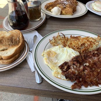 Armon's Restaurant - Corn beef hash and eggs with perfectly toasted sourdough bread. - Breakfast & Brunch Near Me - Los Angeles, California Armon's Restaurant - Corn beef hash and eggs with perfectly toasted sourdough bread. - Breakfast & Brunch Near Me - Los Angeles, California