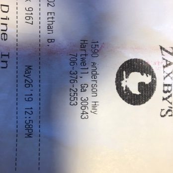Zaxbys - 21 minutes of waiting for my order! - Fast Food Near Me - Hartwell, Georgia