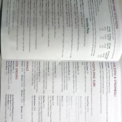 Luca's New York Style Pizza - Menu March 2023