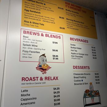 Splash Cafe - menu (as of June 2026) - American Near Me - Pismo Beach, California Splash Cafe - menu (as of June 2026) - American Near Me - Pismo Beach, California