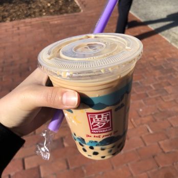 Fantasia Coffee & Tea - Okinawa Milk Tea with Pearls - Coffee & Tea Near Me - Cupertino, California Fantasia Coffee & Tea - Okinawa Milk Tea with Pearls - Coffee & Tea Near Me - Cupertino, California