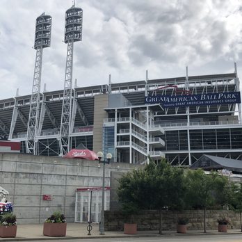 Smale Riverfront Park - Great American Ballpark, as seen from the Smale Park trail - Parks Near Me - Cincinnati, Ohio Smale Riverfront Park - Great American Ballpark, as seen from the Smale Park trail - Parks Near Me - Cincinnati, Ohio