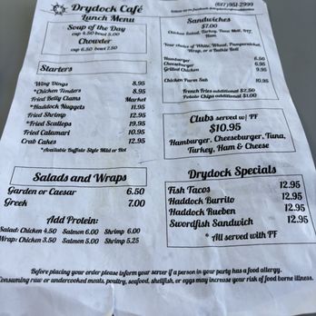 Drydock Cafe - Seafood Near Me - Boston, Massachusetts Drydock Cafe - Seafood Near Me - Boston, Massachusetts