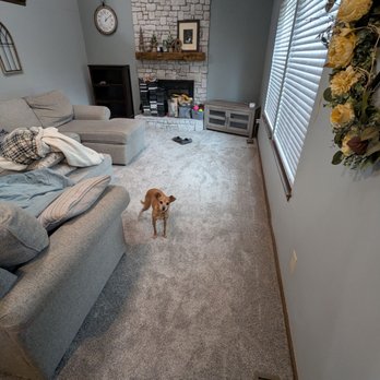 Carpet Corner - Completed living room - Carpeting Near Me - Overland Park, Kansas