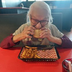 Doc's Sports Grill - First time at Doc's: The Doc Burger (double patty).