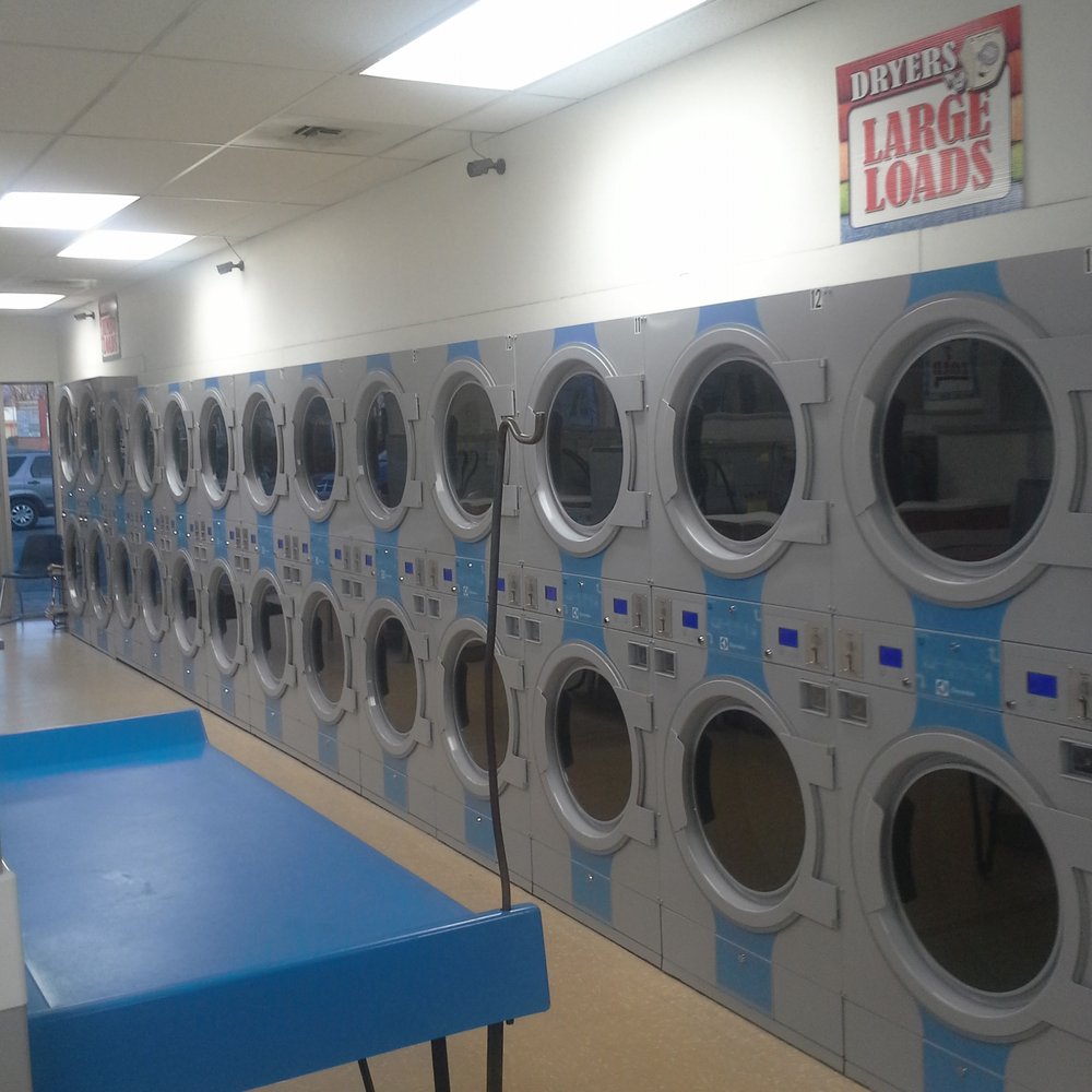 Main Street Laundry - Dryer wall - Laundry Services Near Me - Longmont, Colorado