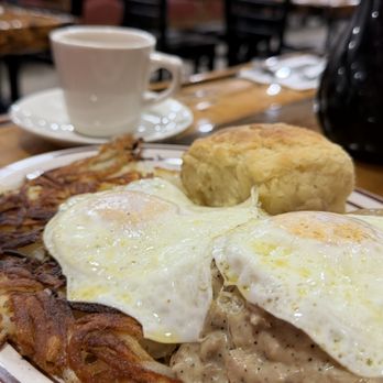 Sulimay's Restaurant - Biscuits & gravy, eggs over medium, hash browns - Breakfast & Brunch Near Me - Philadelphia, Pennsylvania Sulimay's Restaurant - Biscuits & gravy, eggs over medium, hash browns - Breakfast & Brunch Near Me - Philadelphia, Pennsylvania