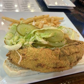 Hall's On the River - Catfish po'boy - Southern Near Me - Winchester, Kentucky Hall's On the River - Catfish po'boy - Southern Near Me - Winchester, Kentucky