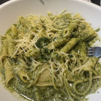 Zorba's Pizza - Pasta combination with pesto - Italian Near Me - Millbrae, California Zorba's Pizza - Pasta combination with pesto - Italian Near Me - Millbrae, California