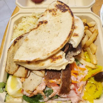 Gyros on Wheels - Combo Plate - Food Trucks Near Me - San Francisco, California Gyros on Wheels - Combo Plate - Food Trucks Near Me - San Francisco, California