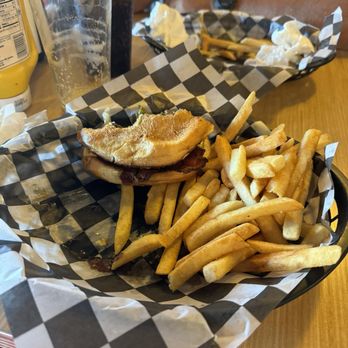 Lazy B - Part of the evidence... for real tho.  Best food. - New American Near Me - Alturas, California
