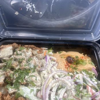 Yalla Shawarma - Chicken Sharma plate. - Food Trucks Near Me - Santa Fe, New Mexico