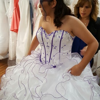 Illusion Bridal - Lulu lacing my daughter into her dress, because I couldn't! She is so awesome. - Sewing & Alterations Near Me - Whittier, California Illusion Bridal - Lulu lacing my daughter into her dress, because I couldn't! She is so awesome. - Sewing & Alterations Near Me - Whittier, California