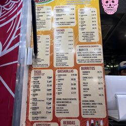 Taco Chundito - Menu