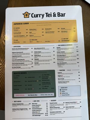 Menu photo 5 Curry Tei & Bar Plano, TX Menu photo 5 Curry Tei & Bar Plano, TX